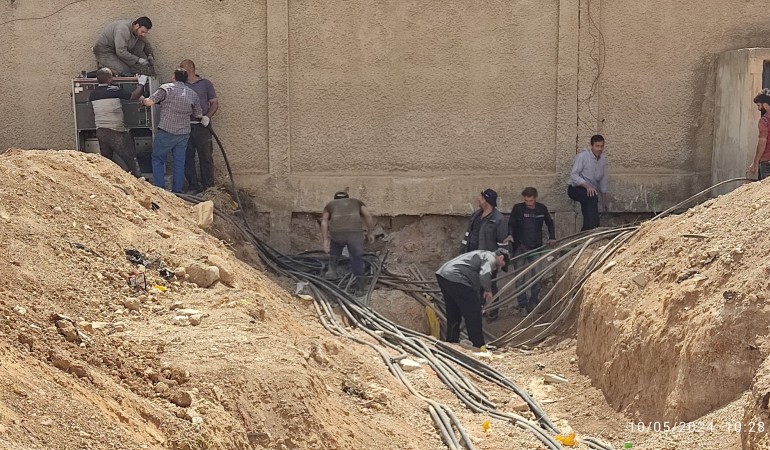 كهرباء ريف دمشق: تكبير استطاعات مركزي تحويل في صحنايا وقدسيا ومد مخارج في يلدا