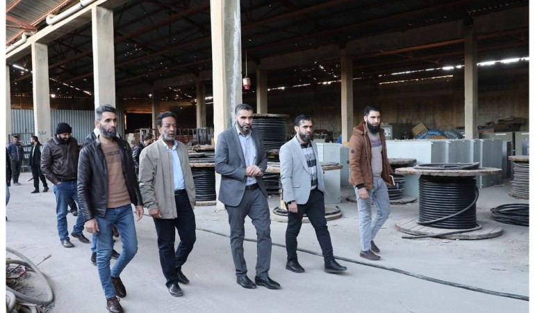 وزير الكهرباء يطلع على واقع الكهرباء في محافظة درعا
