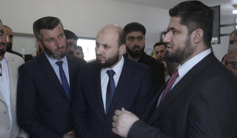 تدشين مشروع حقل منظومة الطاقة الشمسية في محطة مياه العرشاني غربي مدينة إدلب
