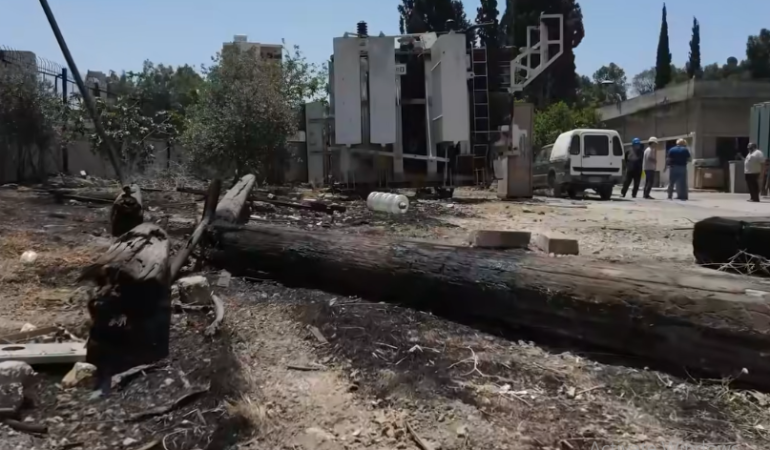 بعد تعرضها للاحتراق، إعادة تأهيل محطة تحويل باب النيرب في حلب