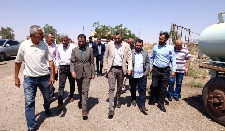 واقع الكهرباء في دير الزور ضمن جولة لمعاون وزير الطاقة لشؤون الكهرباء إلى المحافظة