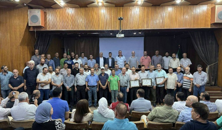تكريم عدد من العاملين في شركة ريف دمشق