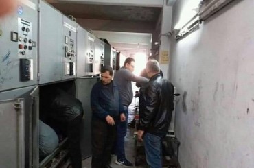 إصلاح الأعطال التي حدثت في محطة تحويل دمر 20/66 ك.ف صباح اليوم.