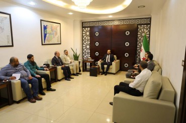 وزير الطاقة يجتمع بمديري المديريات المركزية في الوزارة