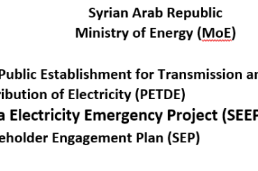 The Public Establishment for Transmission and Distribution of Electricity (PETDE)