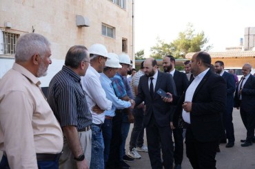 جولة تفقدية لوزير الطاقة في محطة حلب الحرارية