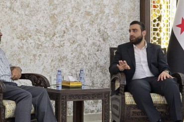 وفد من الجالية السورية بأمريكا يلتقي بمدير الاتصال الحكومي في وزارة الطاقة
