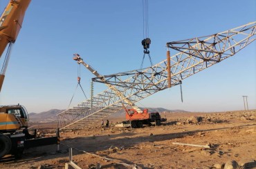 استكمال إصلاح العطل الطارئ على خط توتر (الكسوة-الشيخ مسكين)